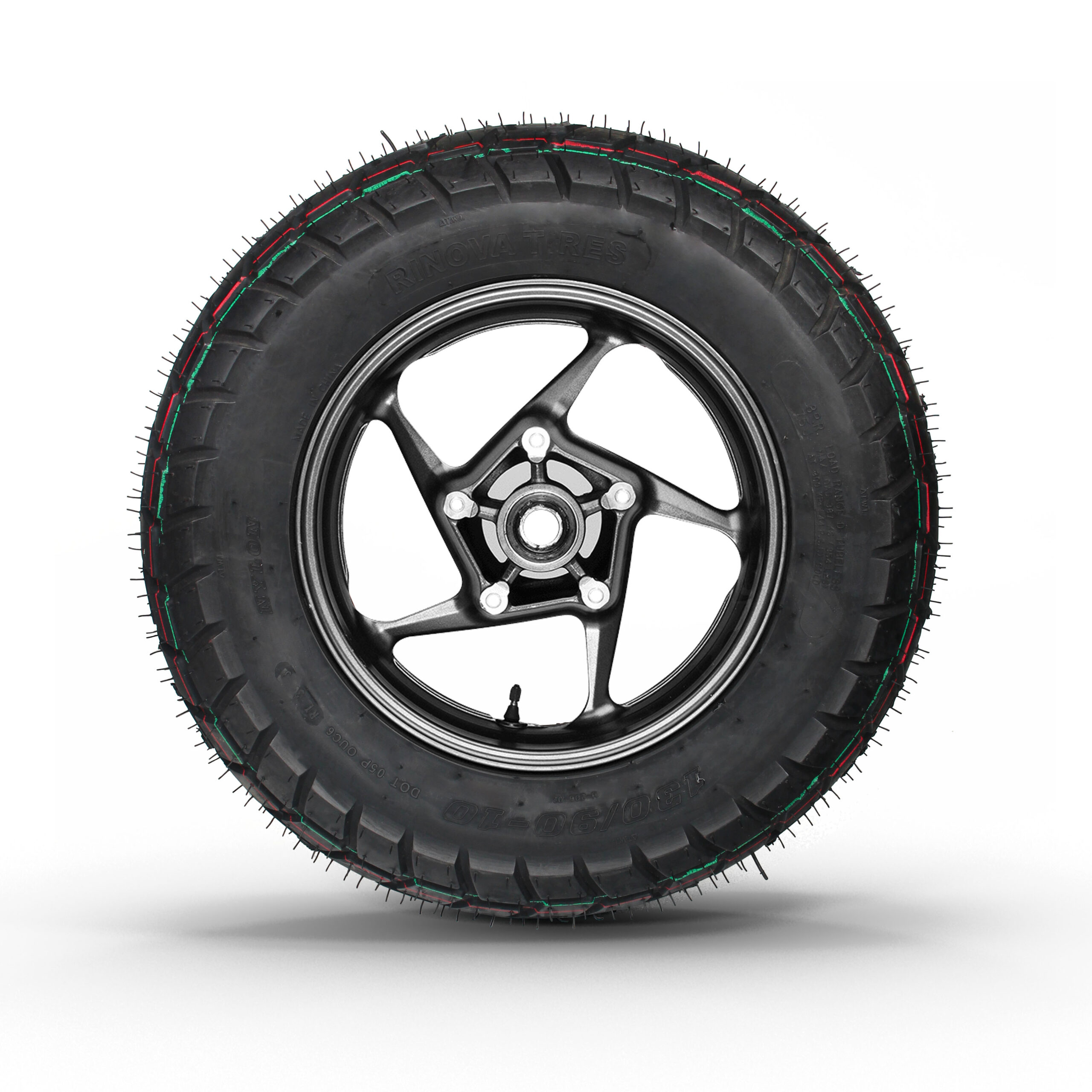 Llanta Scooter 130/90-10 Rt-206 Tl Sellomatic 75j Rinova - Imagen 3