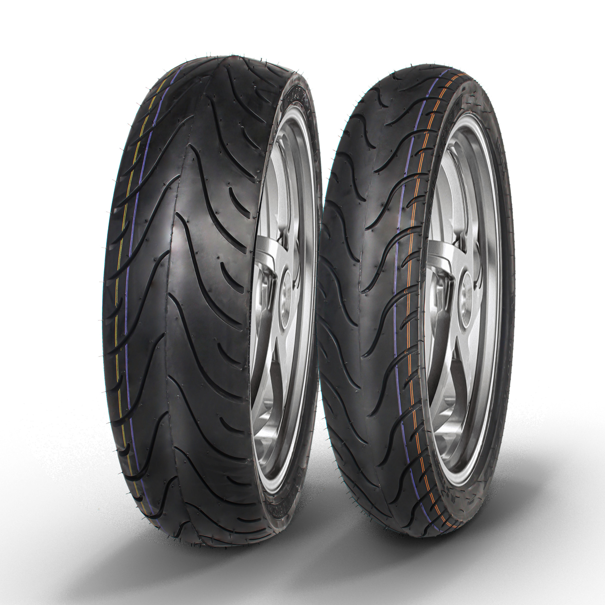 Llanta Pistera 110/80-17 Rt-183 Con Cámara 63l Rinova Tires - Imagen 2