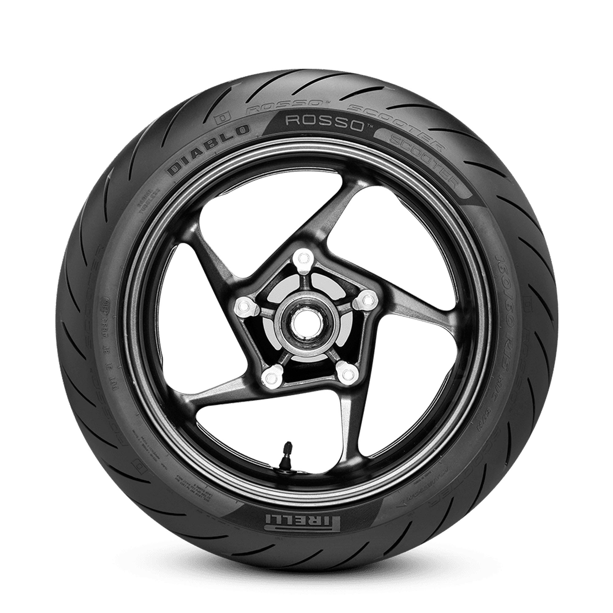 Llanta Moto 120/70-12 Diablo Rosso Scooter Tl 58p Pirelli - Imagen 3