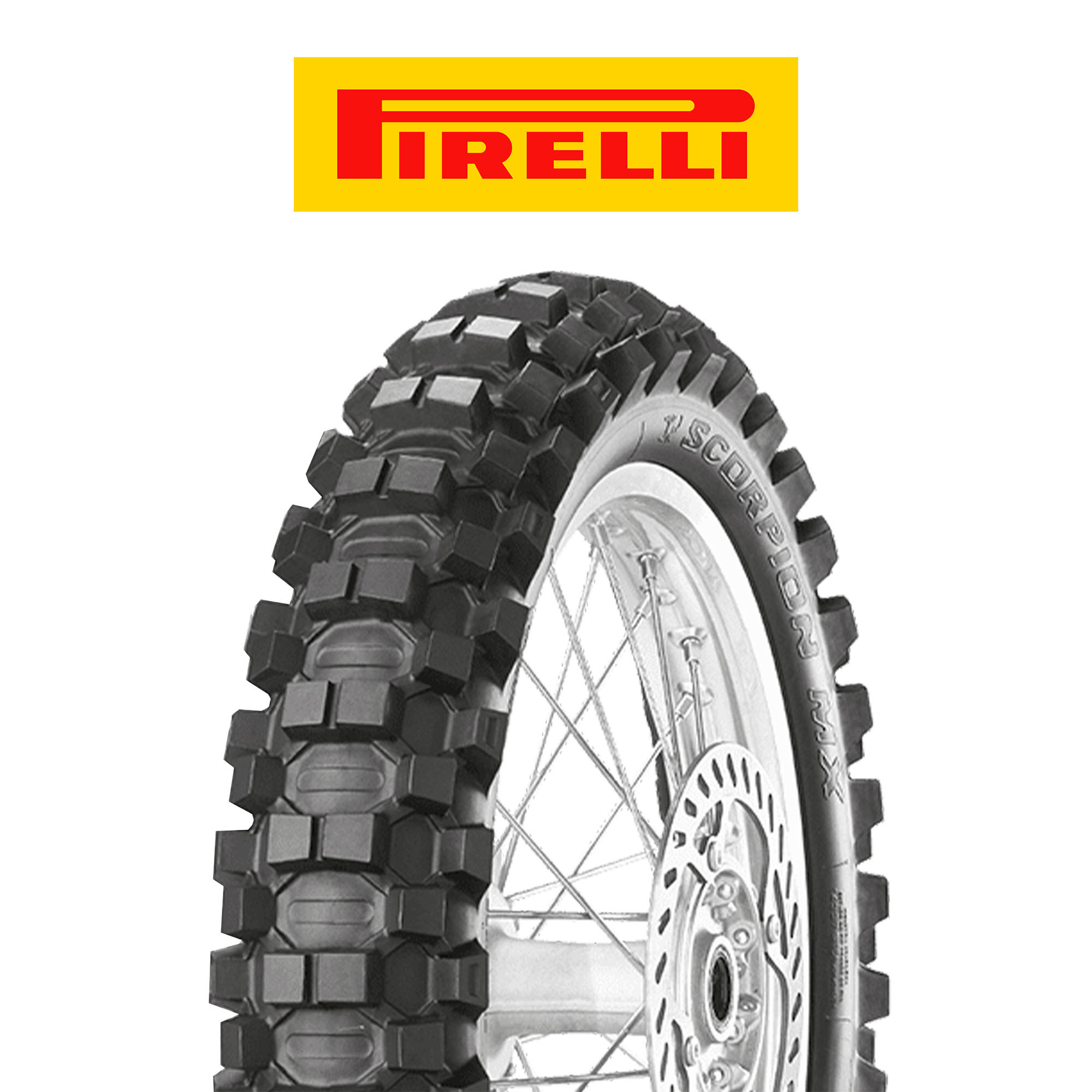 Llanta Para Moto 100/100-18 Scorpion Mx Extra Tt 59m Pirelli - Imagen 2