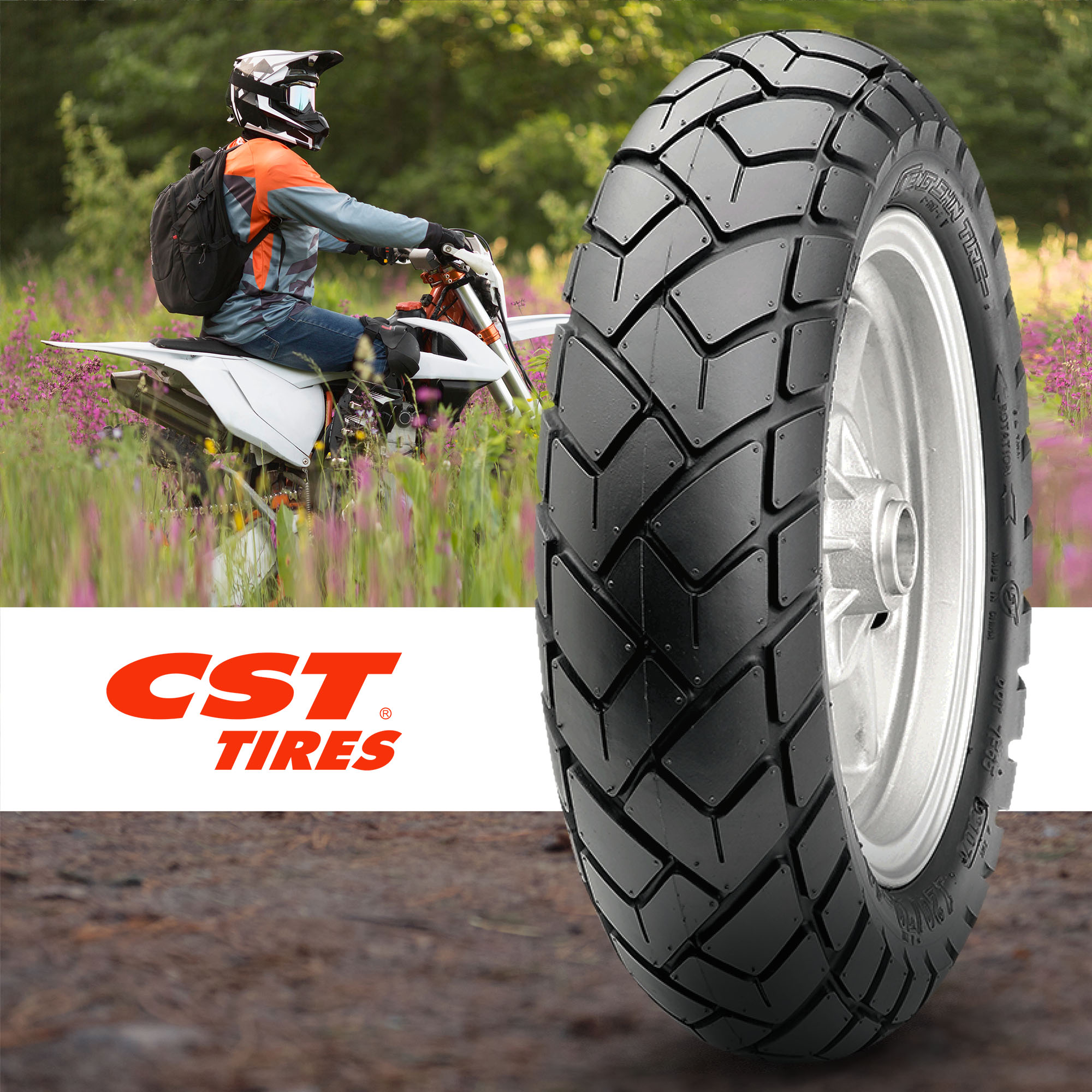 Llanta Moto 90/90-21 C6017 Tl 54p Cst By Maxxis - Imagen 5