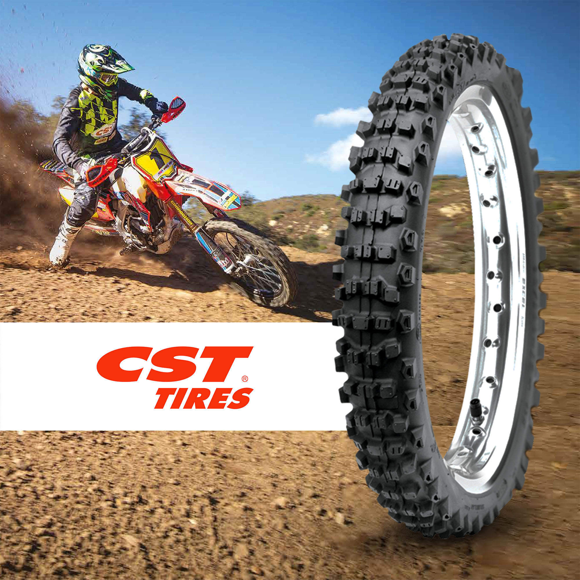 Llanta 90/100-16 CM709 TT 51M CST - Imagen 5