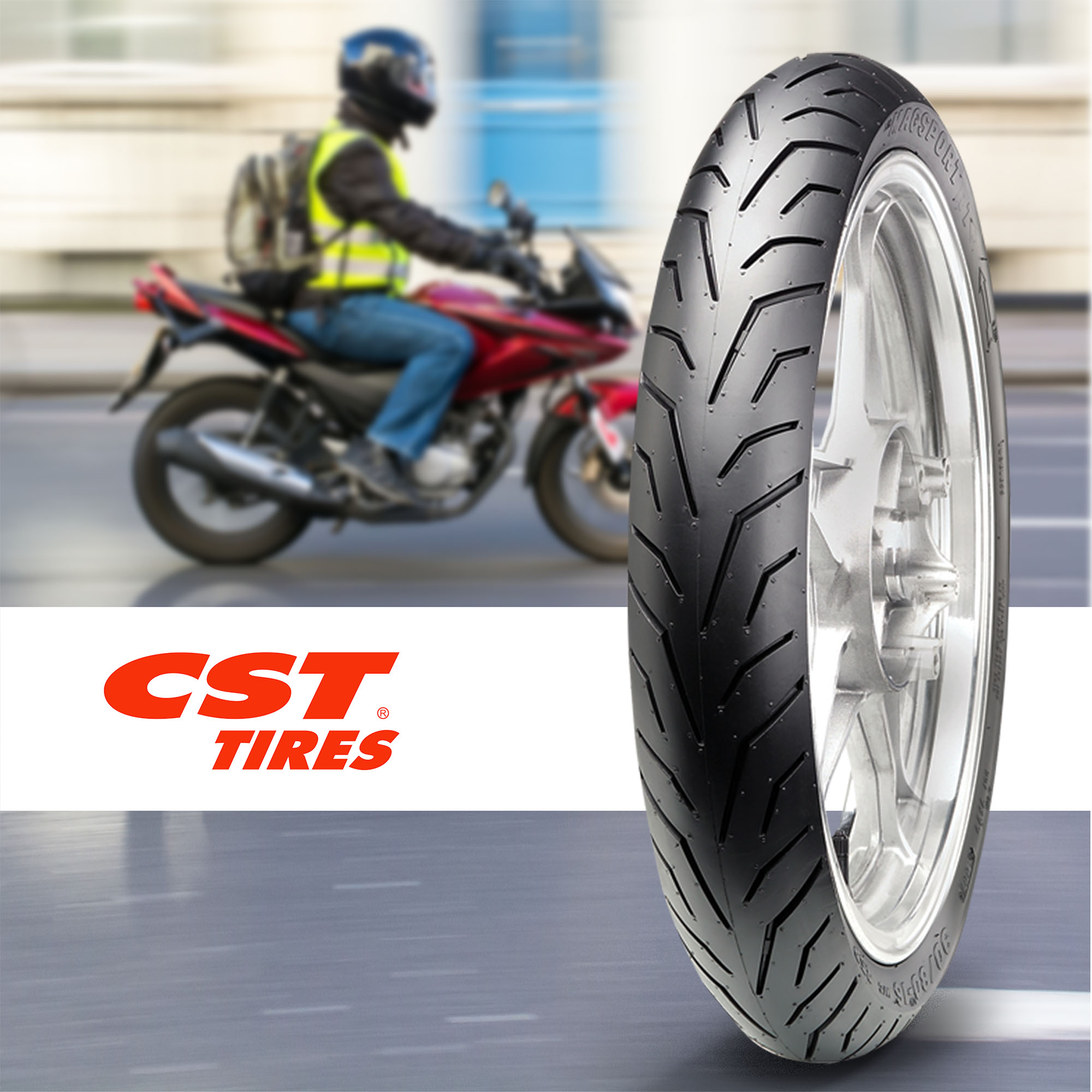 Llanta 140/60-17 C6502 TL 63H CST - Imagen 4