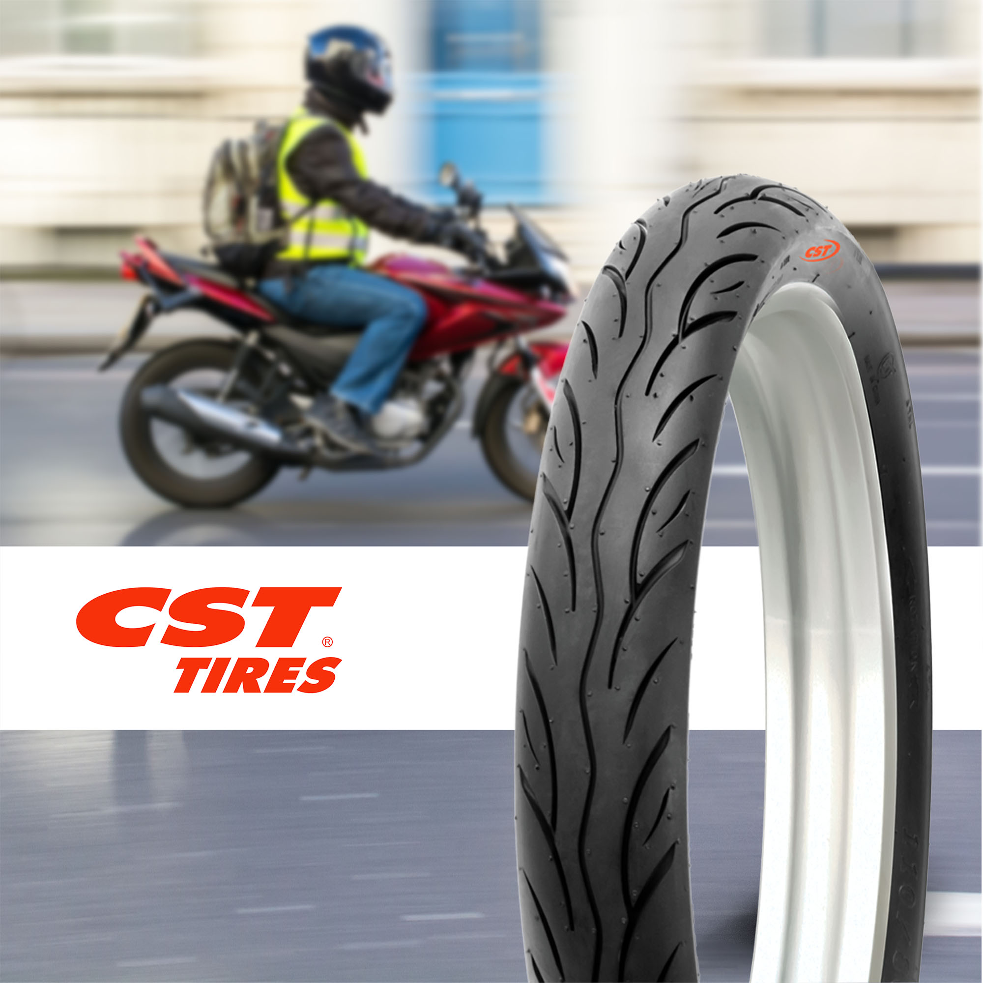 Llanta Moto 70/90-17 Cm619 Tl 38p Cst - Imagen 4