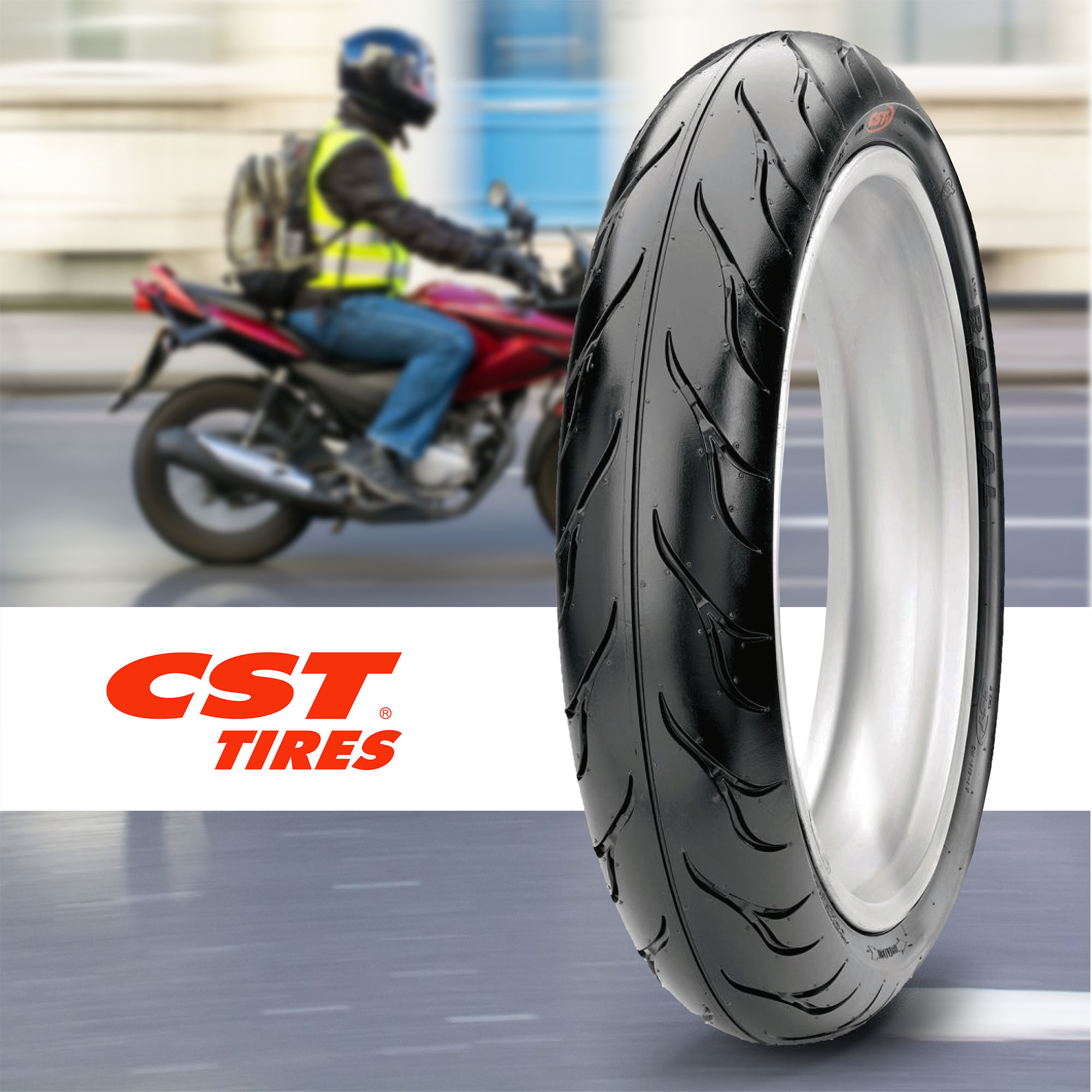 Llanta Para Moto 150/60r17 Cm616 Tl 66h Cst - Imagen 5