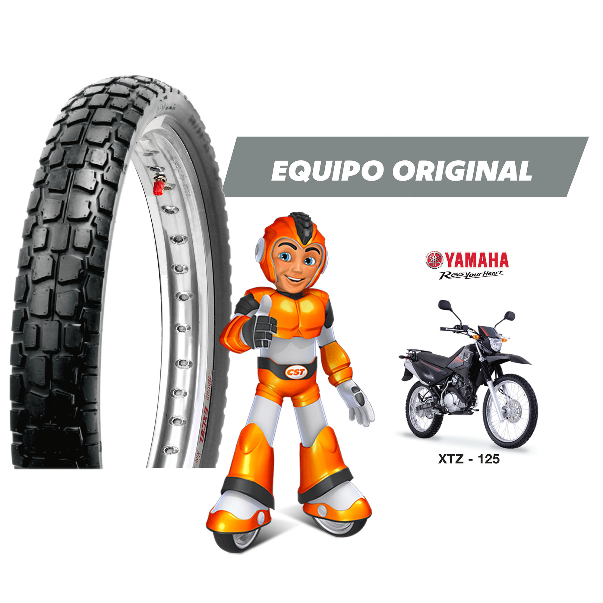 Llanta Para Moto 110/80-18 Cm707 Tt 58p Cst - Imagen 4
